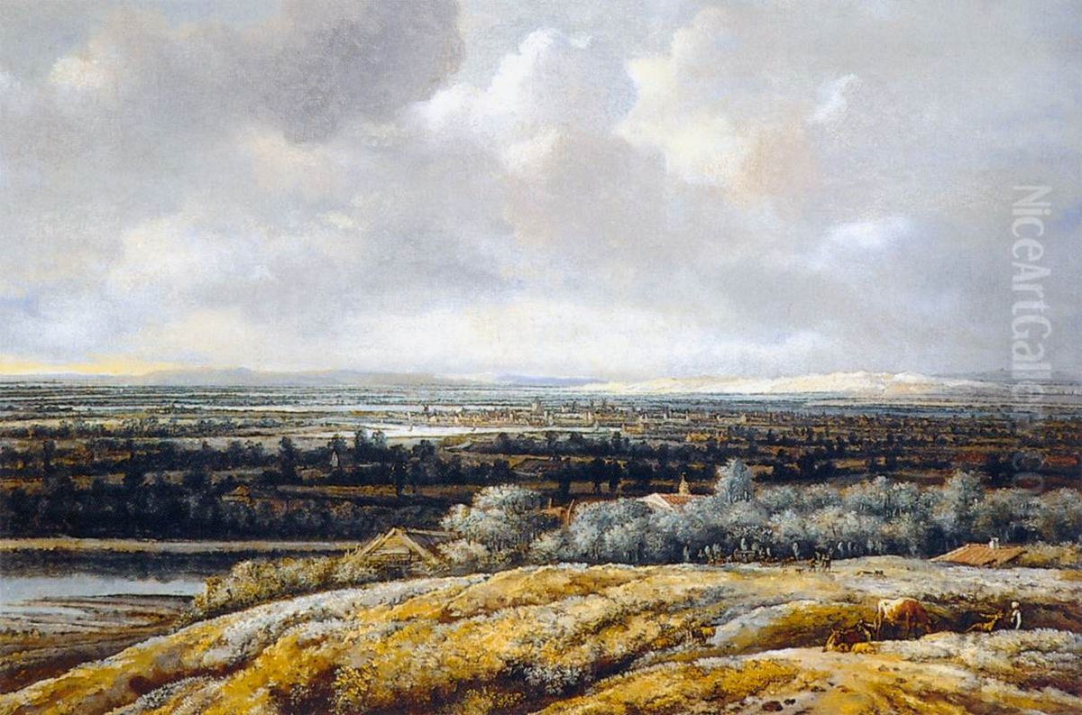 Panoramic View Oil Painting by Philips Koninck
