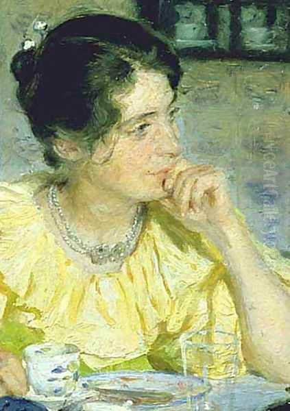 Marie Krryer Oil Painting by Peder Severin Kroyer