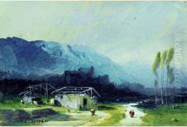 Landscapes Oil Painting by Eugene Ciceri