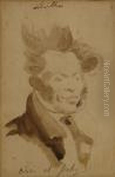 Ritratto Diuomo Oil Painting by Eugene Ciceri