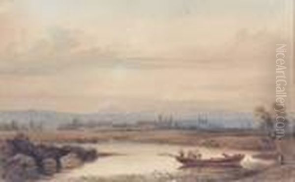 Paysage Oil Painting by Eugene Ciceri