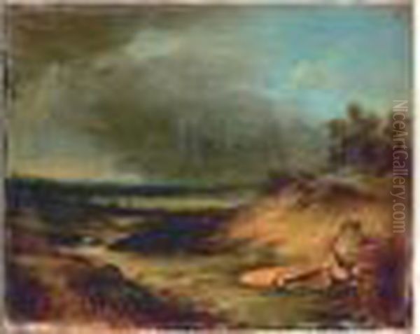 Paysage Oil Painting by Eugene Ciceri