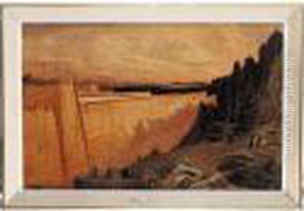 
 Remparts, Circa 1910  Oil Painting by Georges Jules Victor Clairin