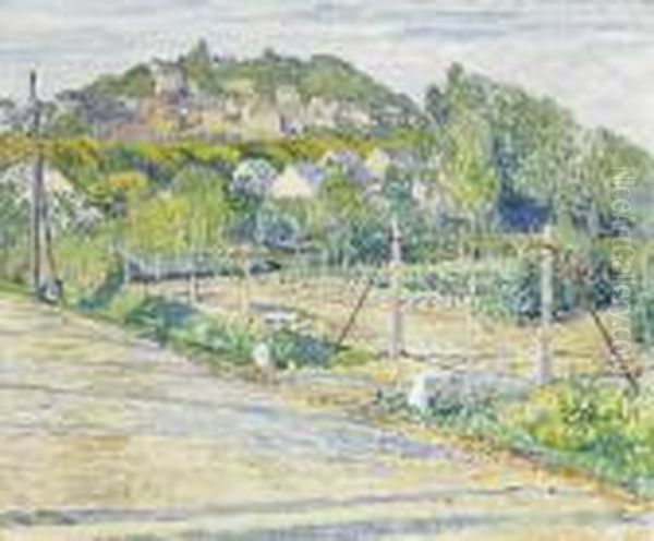 A Summer Day In Montabaur Oil Painting by Maximilian Clarenbach