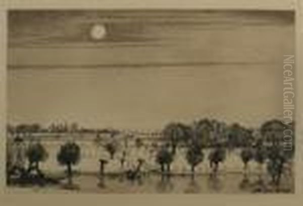 Wintersonne Oil Painting by Maximilian Clarenbach