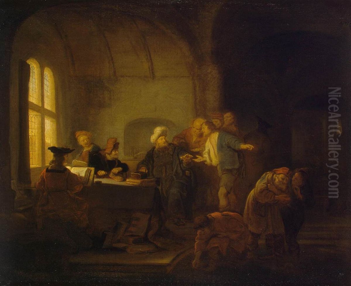 Parable of the Workers in the Vineyard Oil Painting by Salomon Koninck