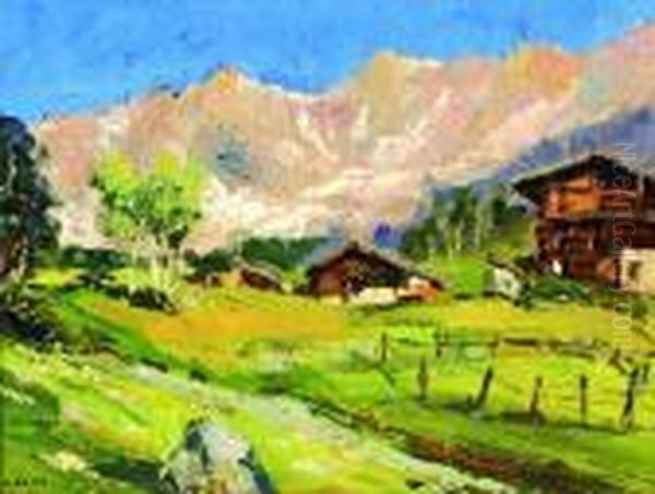 Veduta Di Campagna Oil Painting by Giovanni Colmo