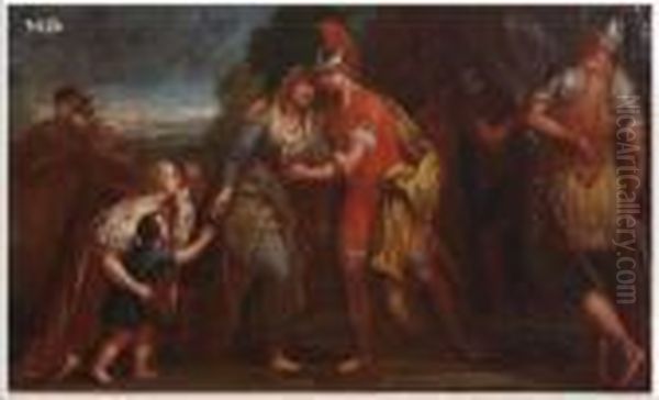 Scene Bibliche Oil Painting by Sebastiano Conca