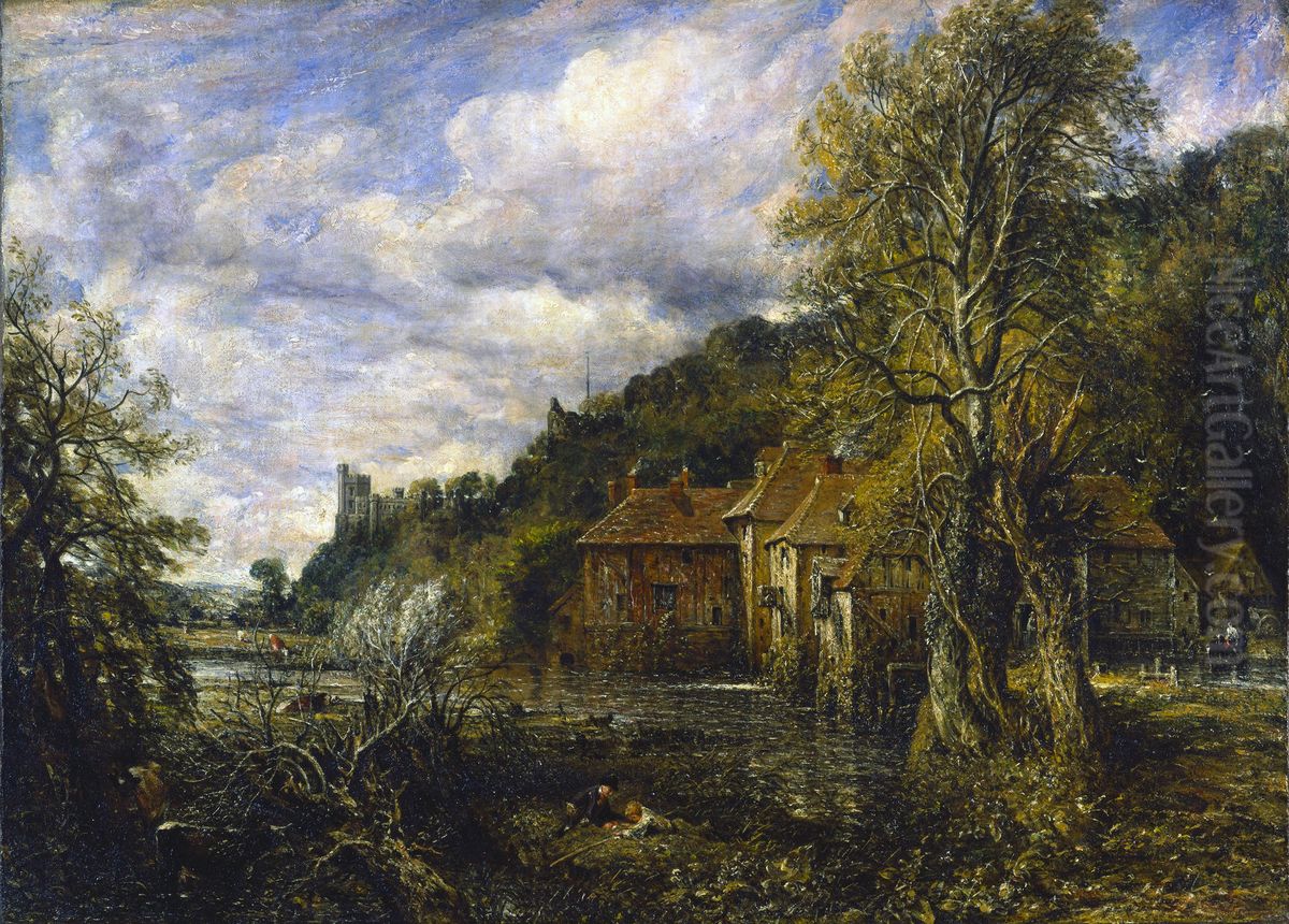 Arundel Mill And Castle Oil Painting by John Constable