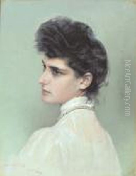 La Contessa Millo Oil Painting by Vittorio Matteo Corcos