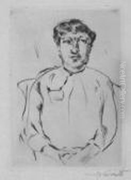 Frauenbildnis Oil Painting by Lovis (Franz Heinrich Louis) Corinth