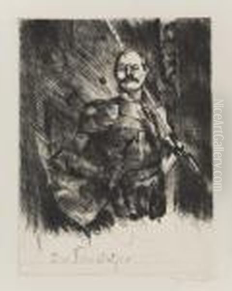 Group Of 8 Prints.
Frauenraub Iii Oil Painting by Lovis (Franz Heinrich Louis) Corinth