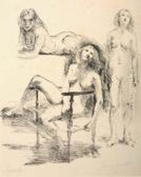 Untitled Oil Painting by Lovis (Franz Heinrich Louis) Corinth