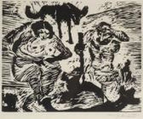 Im Schweise Deines
 Angesichtes. Oil Painting by Lovis (Franz Heinrich Louis) Corinth