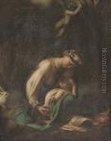 La Zingarella Oil Painting by Antonio Allegri da Correggio