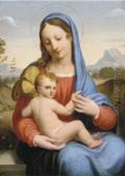 The Madonna And Child Oil Painting by Antonio Allegri da Correggio