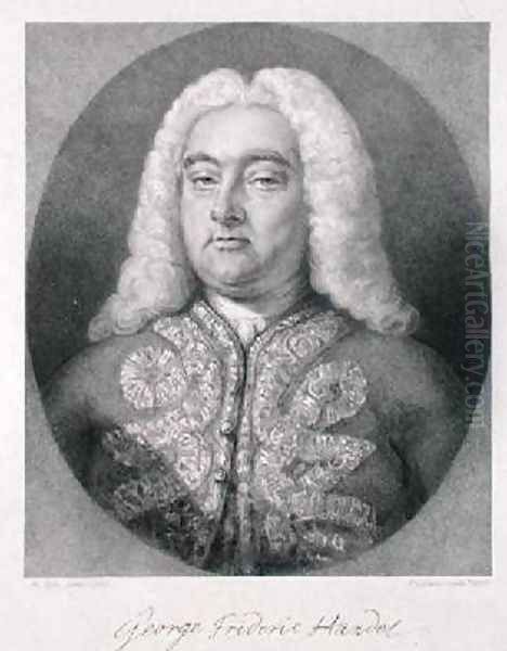 George Frederick Handel 1685-1759 Oil Painting by Kyte, Francis