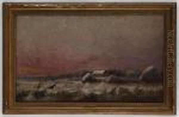 Paysage Hivernal Oil Painting by Gustave Courbet