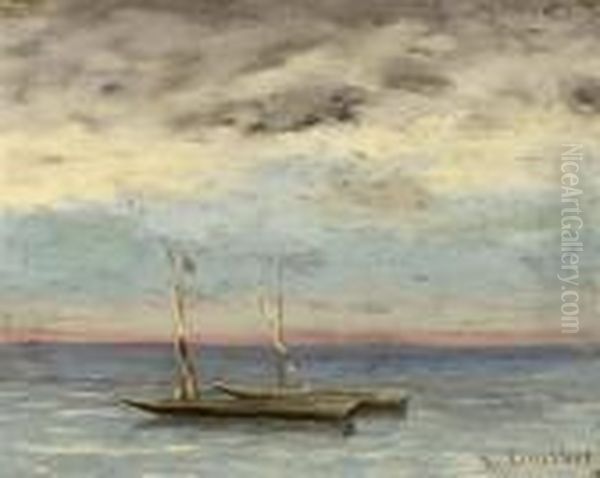 La Mer. Oil Painting by Gustave Courbet