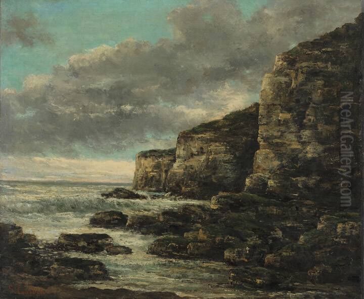 Ohne Titel Oil Painting by Gustave Courbet