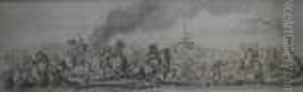 Il Borgognone Oil Painting by Jacques Courtois