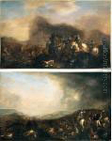 Battaglie Oil Painting by Jacques Courtois