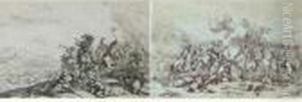 Eau-forte Oil Painting by Jacques Courtois