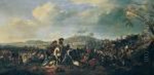 Landscape Oil Painting by Jacques Courtois