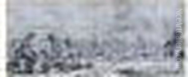 Brune, Lavis Brun Oil Painting by Jacques Courtois