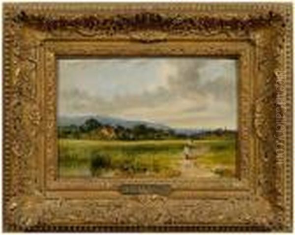 The Home Of David Cox Oil Painting by David I Cox