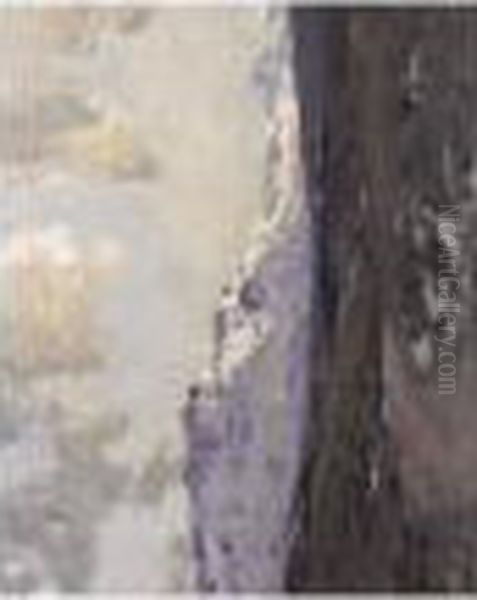 Snow In Connemara Oil Painting by James Humbert Craig