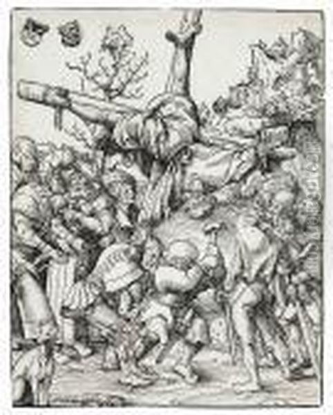 The Martyrdom Of The Apostles Oil Painting by Lucas The Elder Cranach