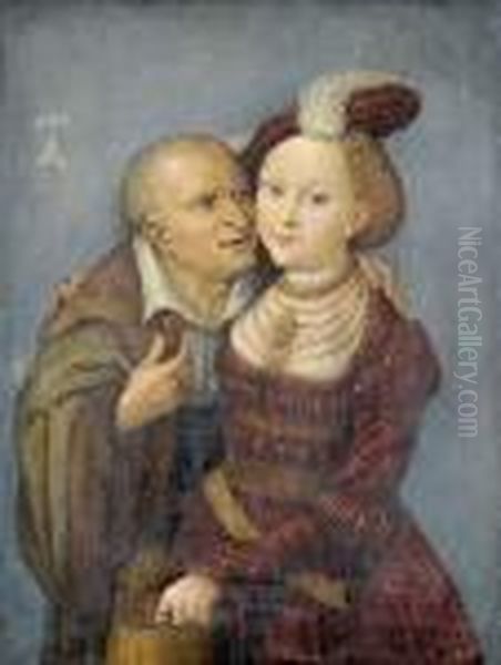 Nachfolger Des
Das Ungleiche Liebespaar Oil Painting by Lucas The Elder Cranach
