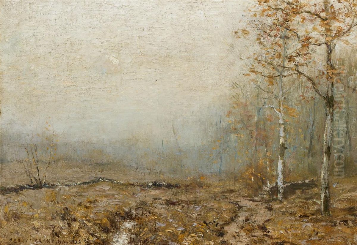 Grey Morning Oil Painting by Bruce Crane