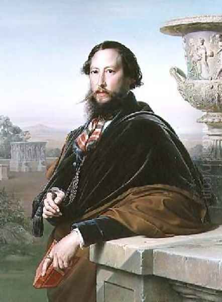 Portrait of Johannes van Rossum Oil Painting by Jan Philip Koelman