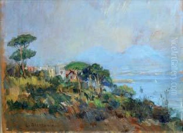 Paesaggio Oil Painting by Luigi Crisconio