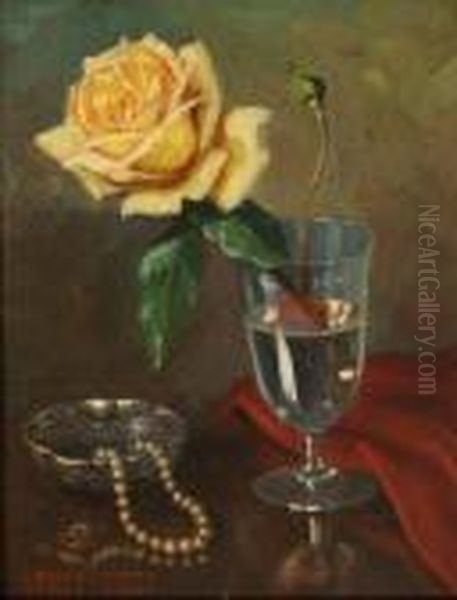 La Rosa Oil Painting by Bruno Croatto