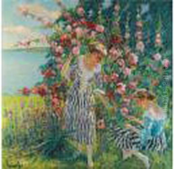 Der Kunstler War Schuler Der Akademie In San Francisco Oil Painting by Edward Alfred Cucuel