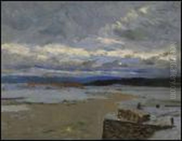 Winter, Beaupre Oil Painting by Maurice Galbraith Cullen