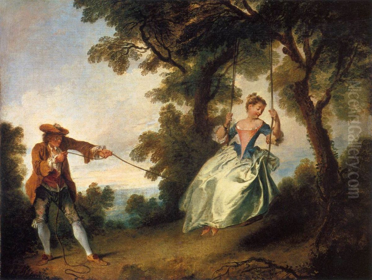 The Swing Oil Painting by Nicolas Lancret