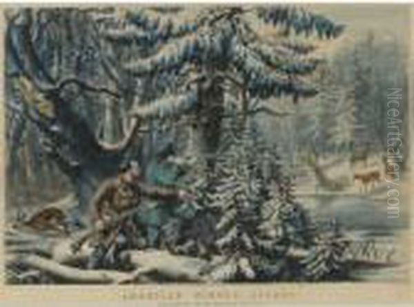 American Field Sports: 
Retrieving And American Winter Sports: Deer Shooting 