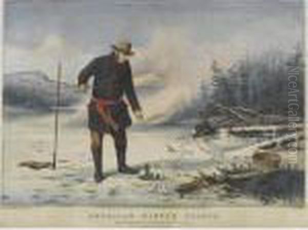 American Winter Sports: Trout 
Fishing On 