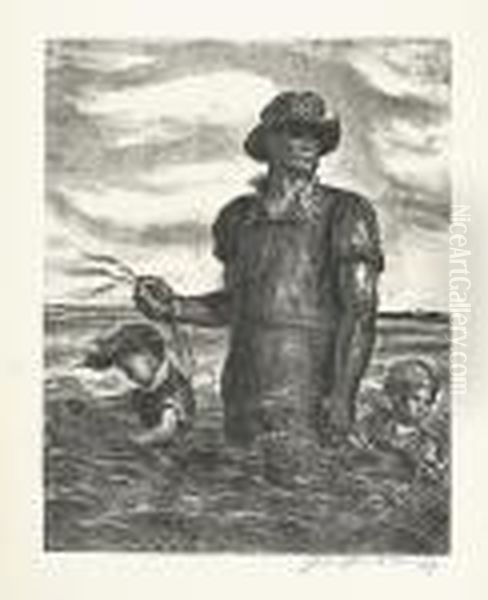 Our Good Earth. Oil Painting by John Steuart Curry