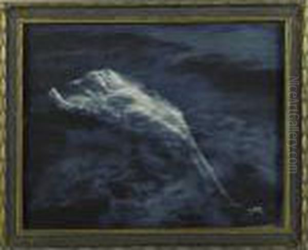 Floating Aphrodite Oil Painting by Edward Sherrif Curtis