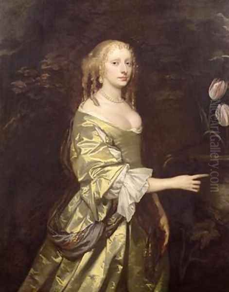 Elizabeth Lady Wilbraham 1631-1703 Oil Painting by Sir Peter Lely