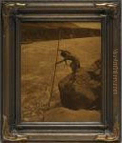 Photograph Oil Painting by Edward Sherrif Curtis