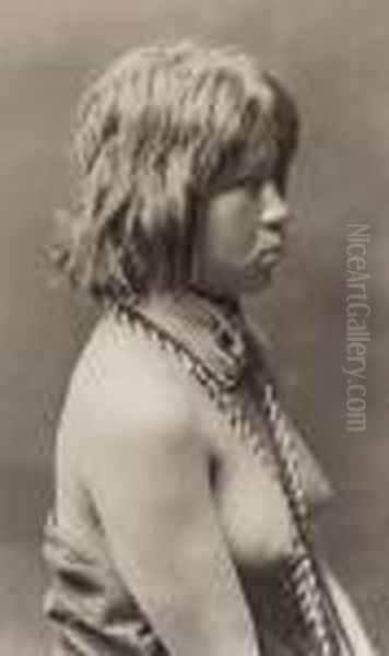Judith - Mohave, 1903 Oil Painting by Edward Sherrif Curtis