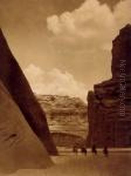 Selected Images From North American Indian Oil Painting by Edward Sherrif Curtis