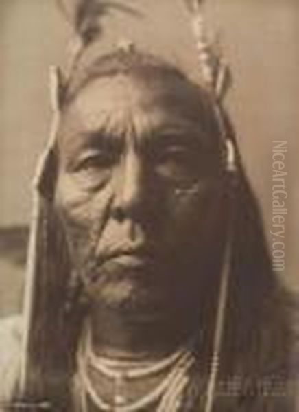 Original Platinum Photograph Oil Painting by Edward Sherrif Curtis