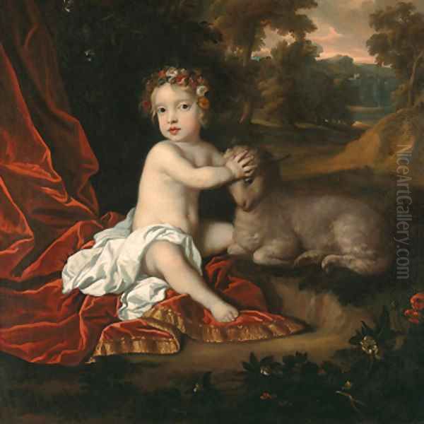 Portrait of Princess Isabella (1676-1681) Oil Painting by Sir Peter Lely